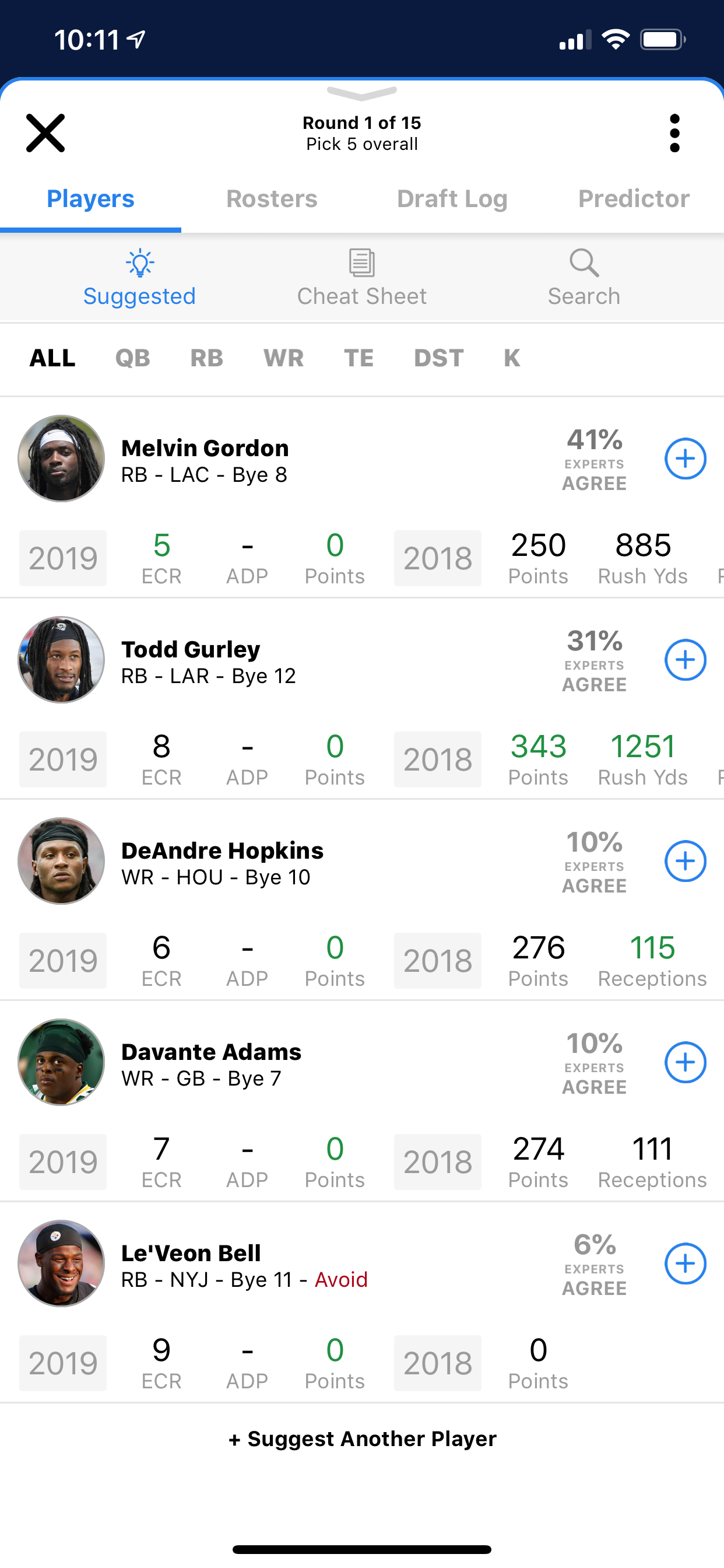 5/8/2019] Fantasy Football Draft Wizard 2019 is Live!