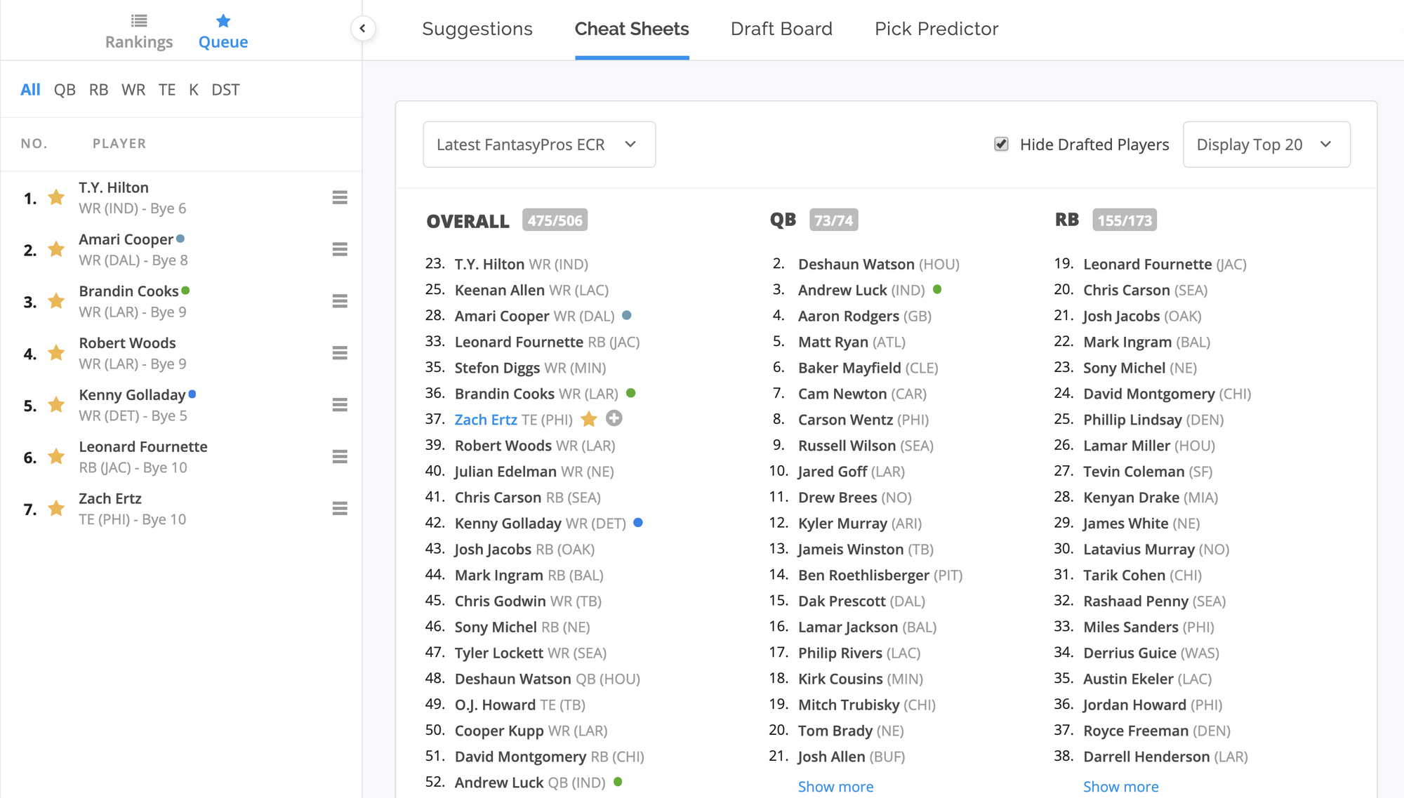 8/9/2019] Huge Update to Draft Wizard Simulator Now Available for Fantasy  Football