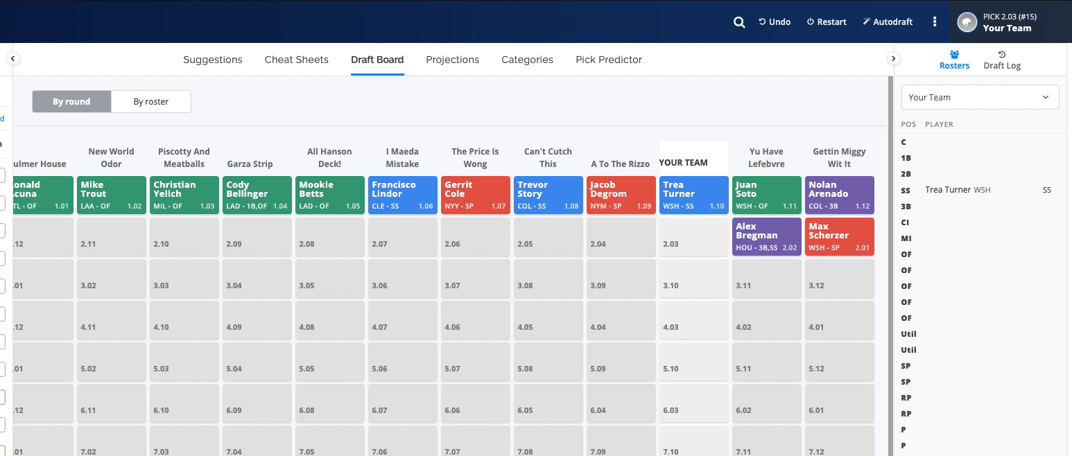 4/15/2020] Getting Ready For Your Fantasy Baseball Drafts With The Draft  Simulator