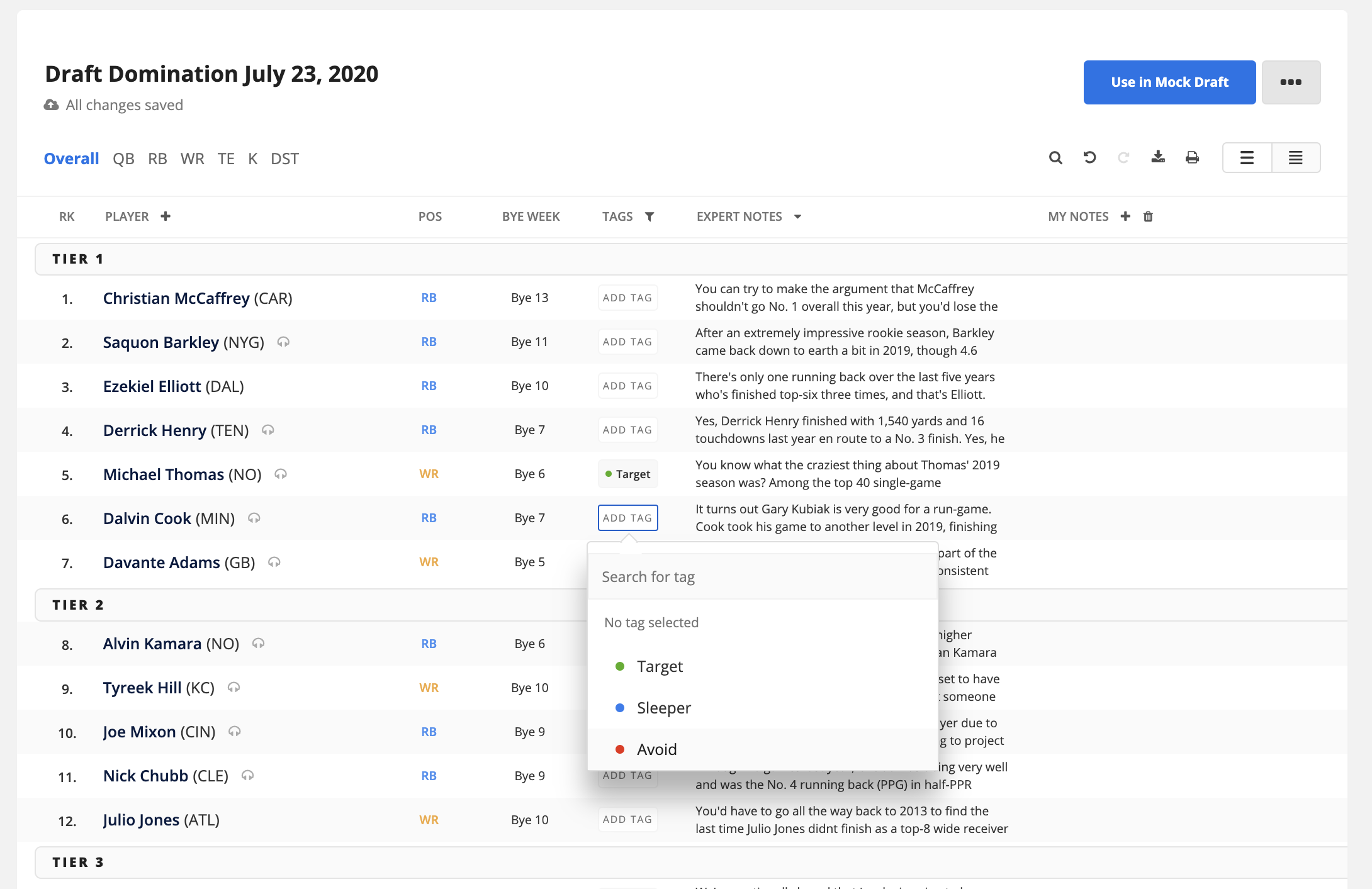 2023 Fantasy Baseball Cheatsheets for Drafts and Auctions - Mr. Cheatsheet