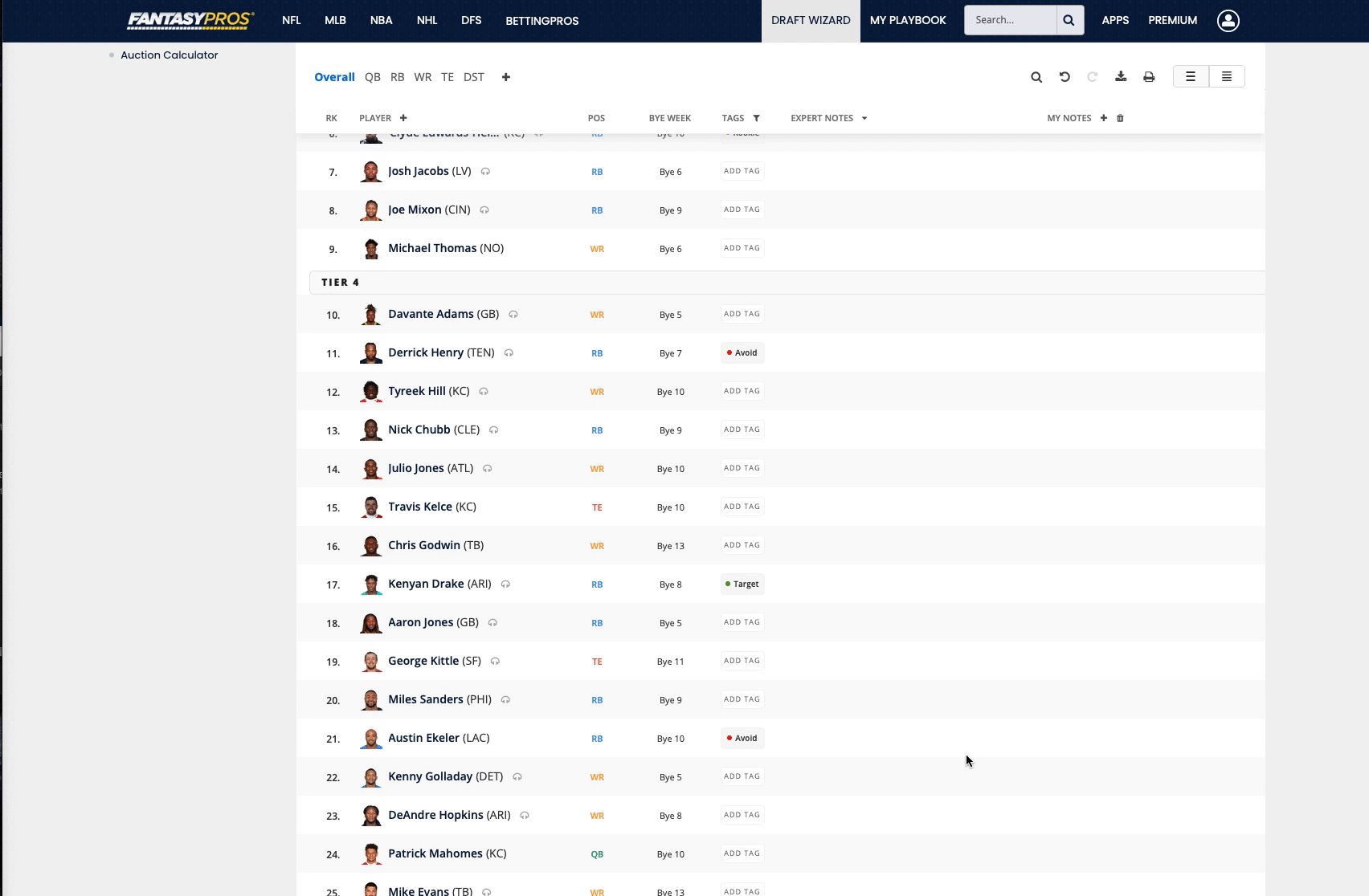 I built a Free version of Fantasypro's Draft Assistant: Website