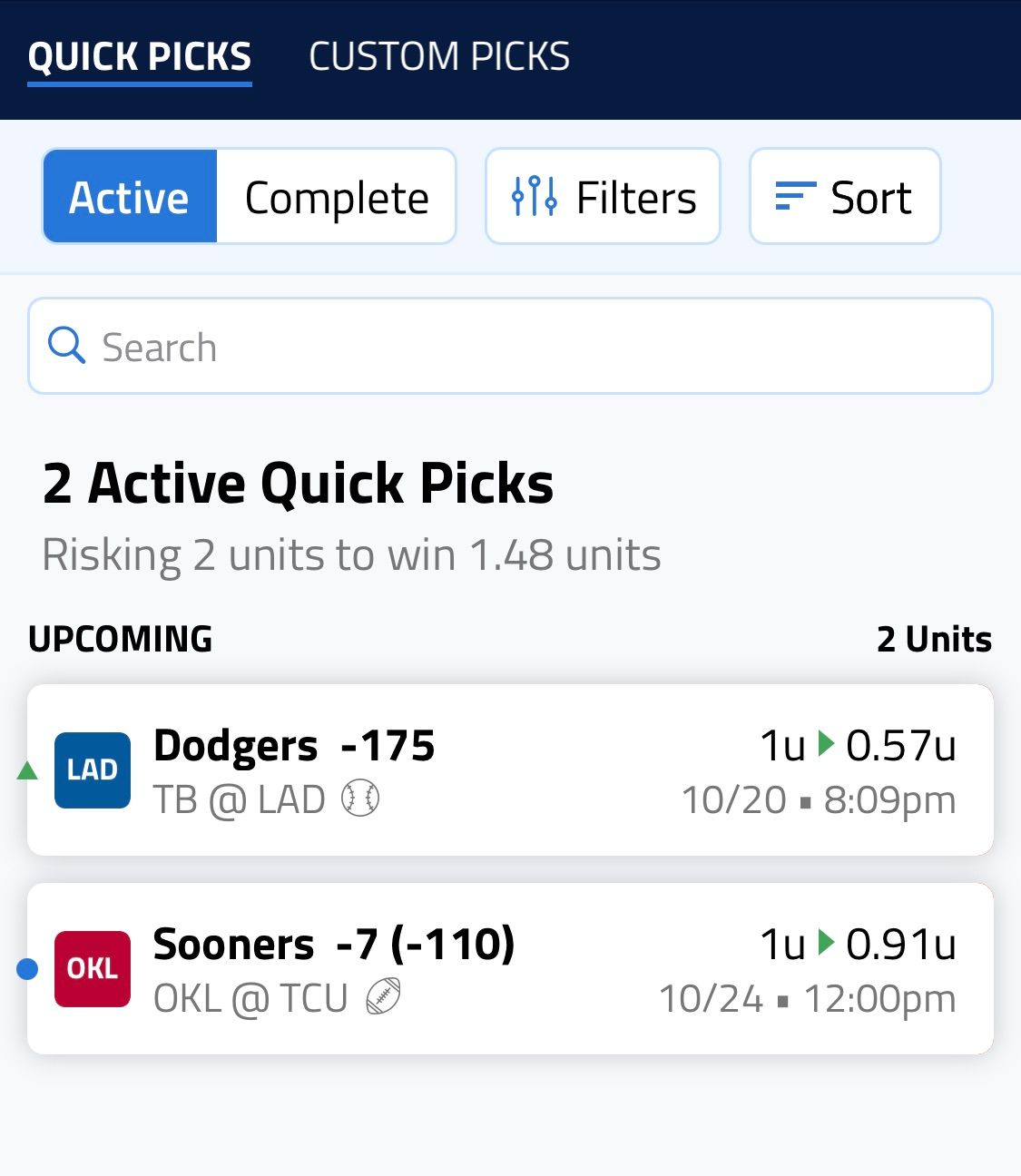 [10/19/2020] Pick Tracking: Compete Against The BettingPros Community