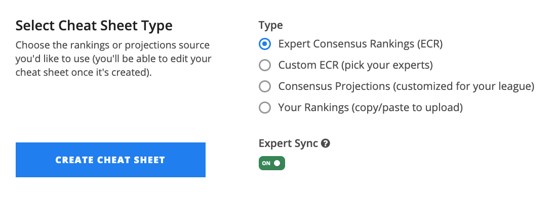 What is Expert Sync and how can I use it with my Cheat Sheets