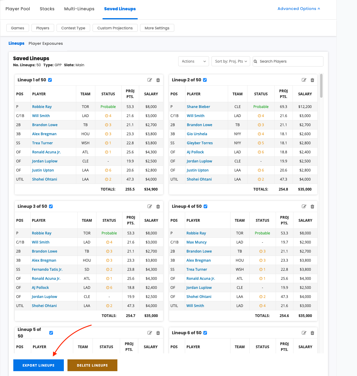 The Ultimate DFS Guide: How To Stack Your Daily Fantasy Lineups