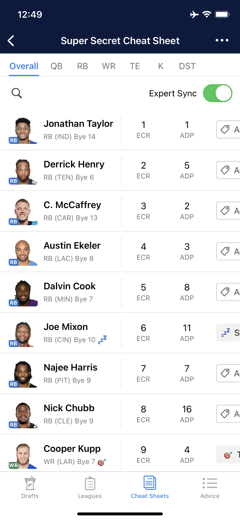 I built a Free version of Fantasypro's Draft Assistant: Website