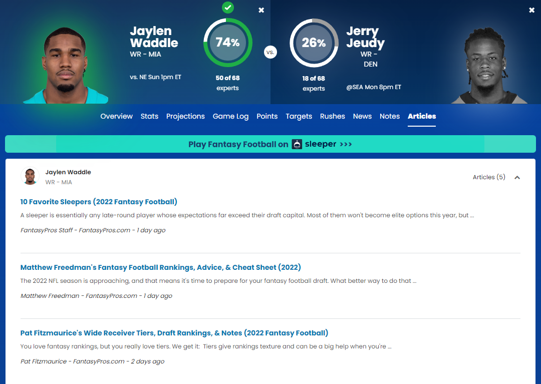 FantasyPros projections extension for Yahoo is released [FantasyPlus] :  r/fantasyfootball