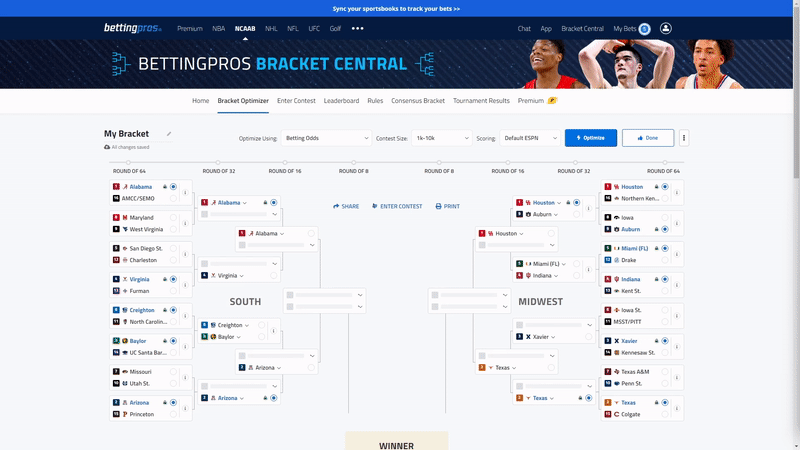 Enter the NBA Bracket Challenge for a chance to win up to $1 million