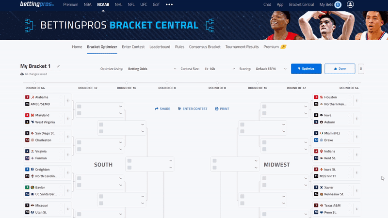 ESPN expert says to pick a No. 4 seed in your bracket