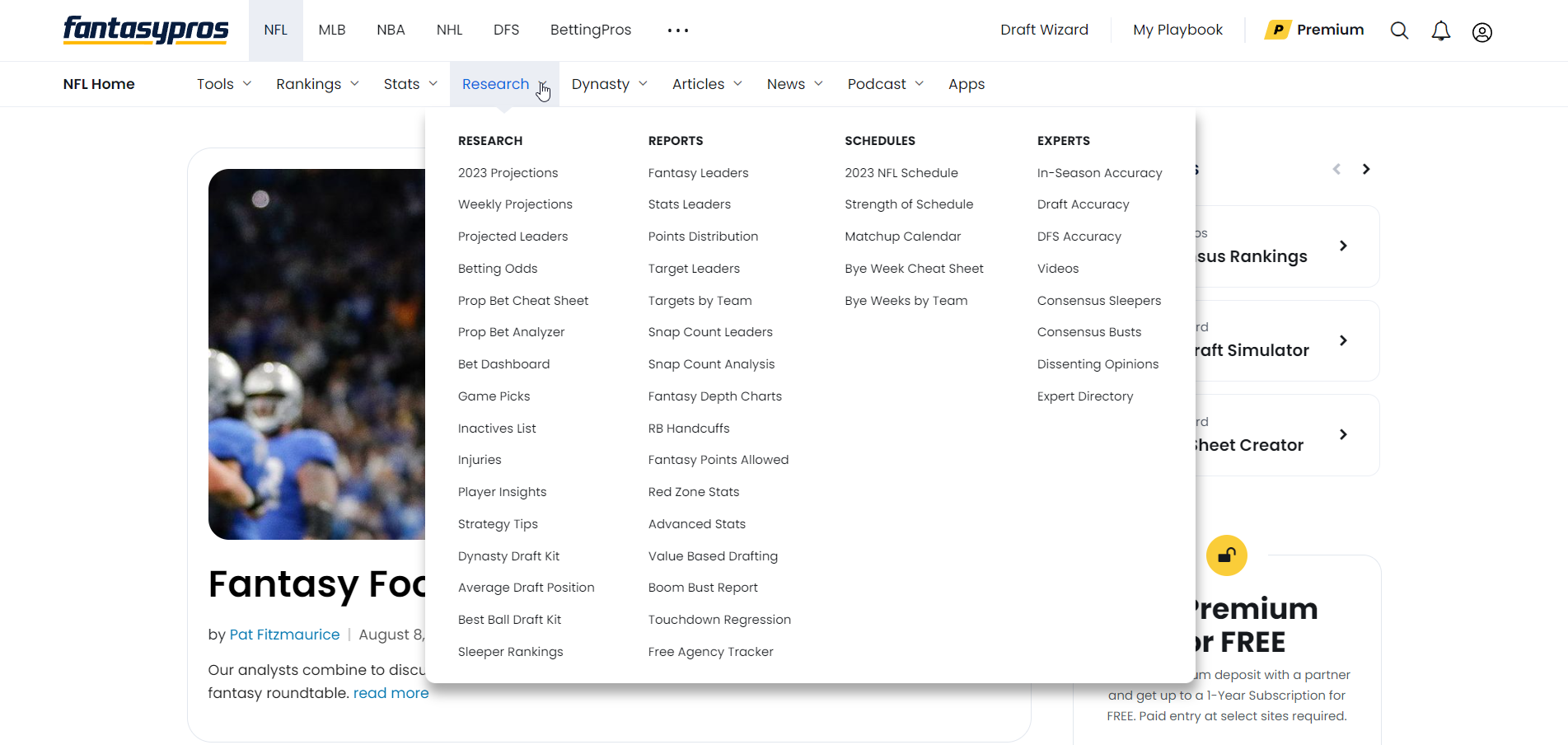 FantasyPros Product Blog