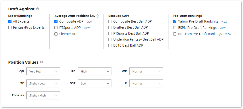 2021 FantasyPros Mock Draft Simulator: Practice fantasy football draft  strategy, learn where to draft top players & sleepers