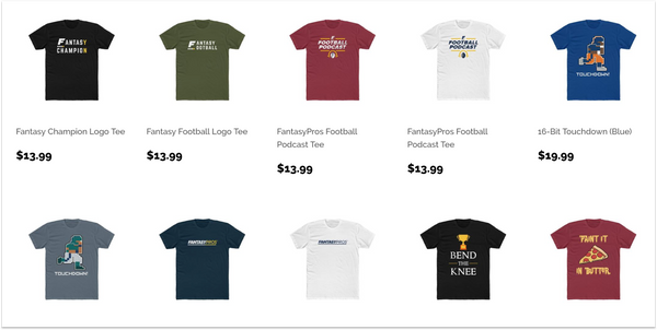 [6/13/2019] FantasyPros Store is Now Open for Business