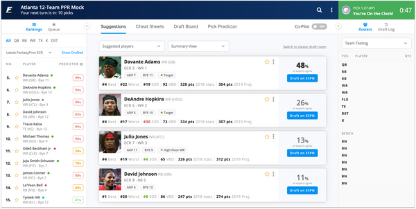 [8/17/2019] Draft Assistant Updated With New Design for 2019