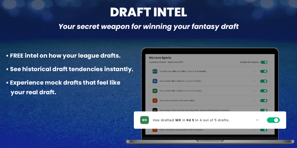 Draft Intel: Your Secret Weapon for Winning Your Fantasy Draft