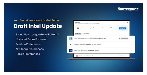 Draft Intel 2023 Update: Your Fantasy Draft's Secret Weapon Just Got Better