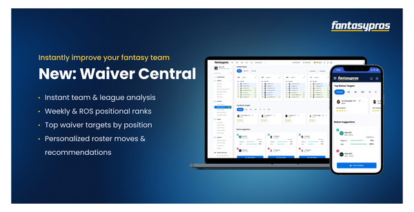 Introducing Waiver Central - the Quickest and Easiest Way to Improve Your Fantasy Team